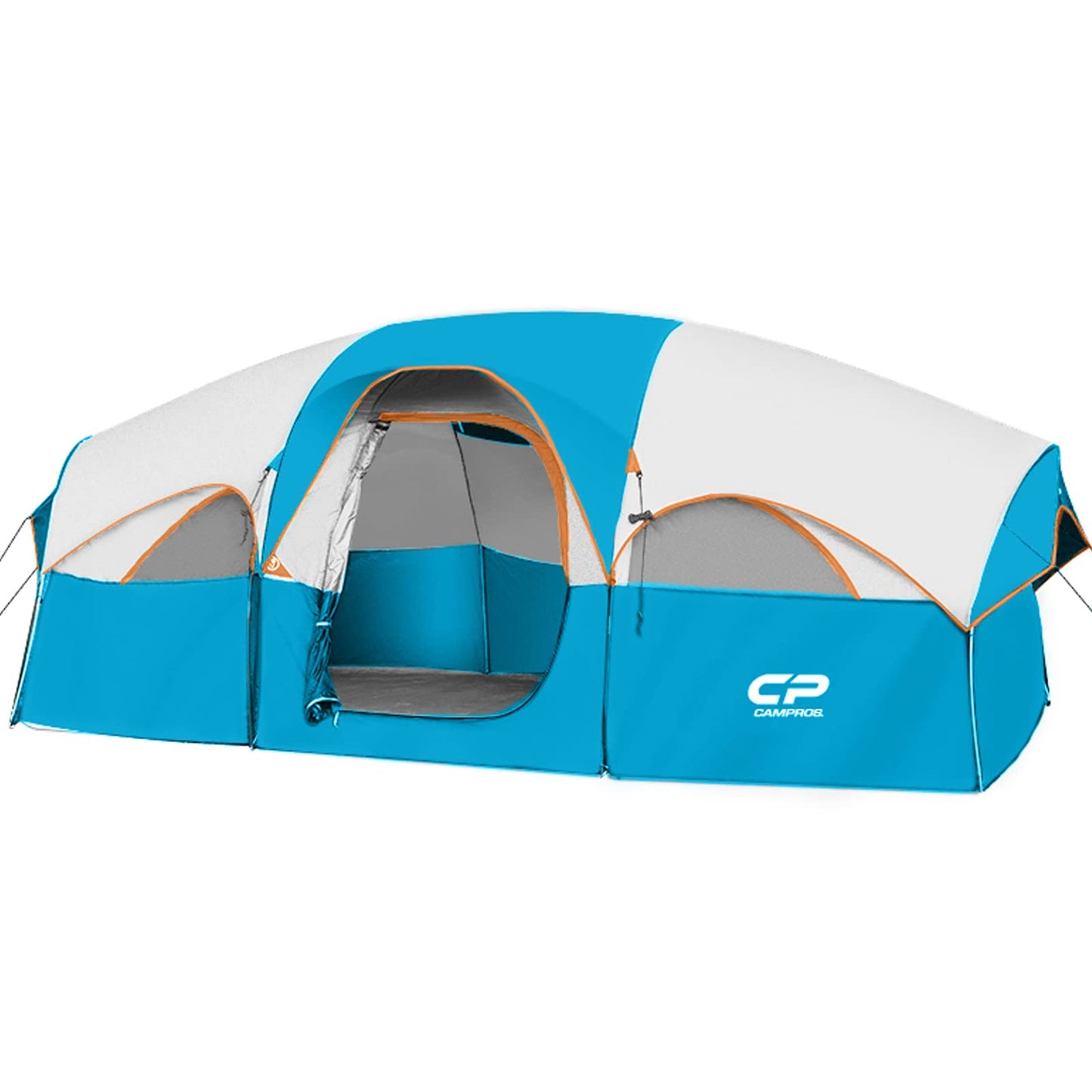 CAMPROS CP 8 Person Camping Tent, Room Divider, Rainfly, Weather Resistant
