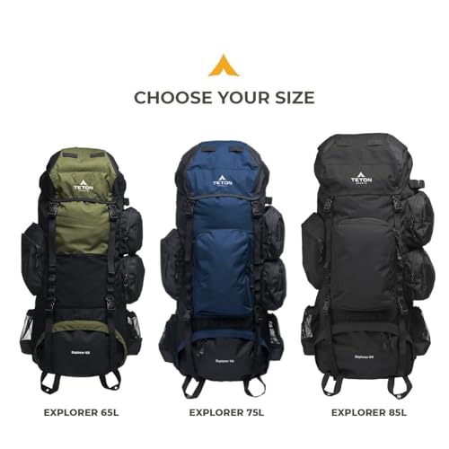 Internal Frame Hiking Backpack with Rain Cover