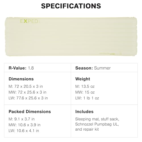 Ultralight Inflatable Sleeping Pad for Camping & Hiking