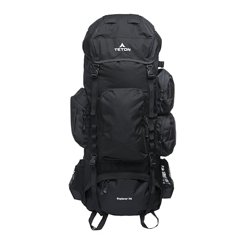 Internal Frame Hiking Backpack with Rain Cover