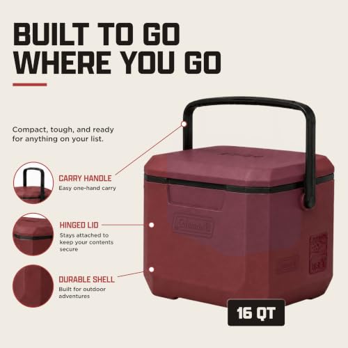 Leak-Resistant Insulated Camping Cooler