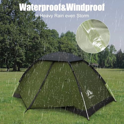 Lightweight Waterproof Backpacking Tent for 1–2 People