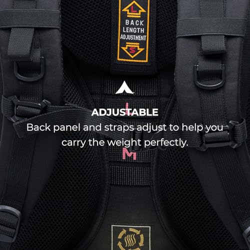 Internal Frame Hiking Backpack with Rain Cover