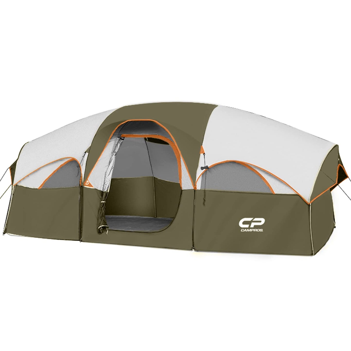 CAMPROS CP 8 Person Camping Tent, Room Divider, Rainfly, Weather Resistant