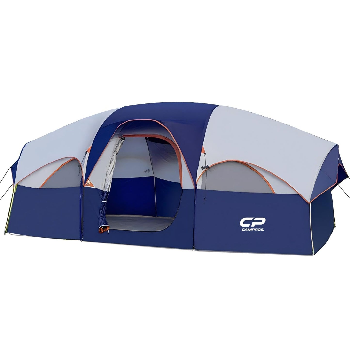 CAMPROS CP 8 Person Camping Tent, Room Divider, Rainfly, Weather Resistant