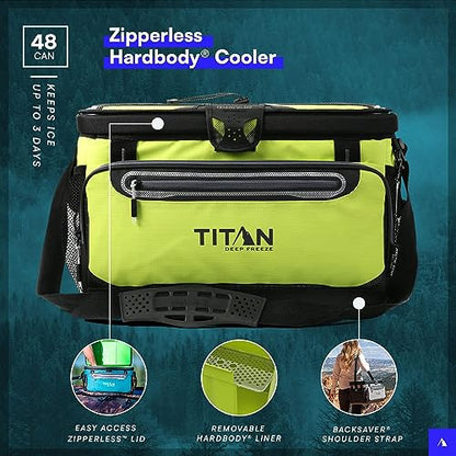Zipperless Hardbody Insulated Camping Cooler
