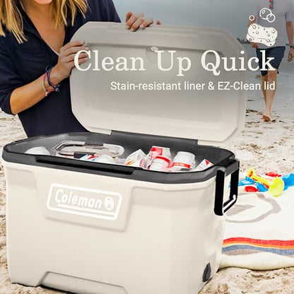 Insulated Leak-Resistant Portable Hard Cooler