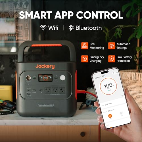 2042Wh Portable Power Station with LiFePO4 Battery
