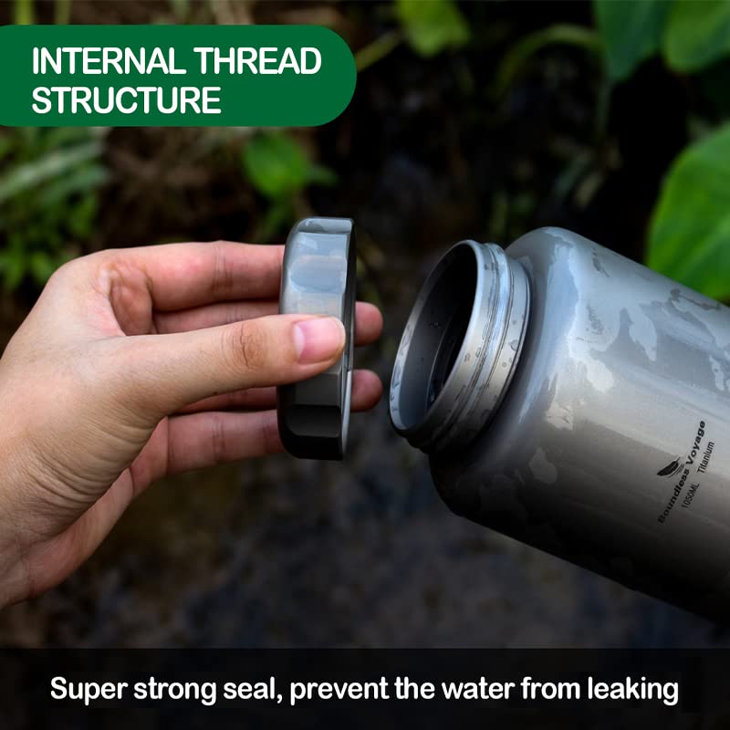 Titanium Bottle & Nesting Cup Camping Cookware Set