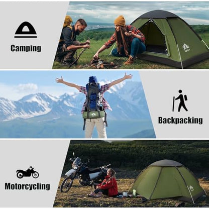 Lightweight Waterproof Backpacking Tent for 1–2 People
