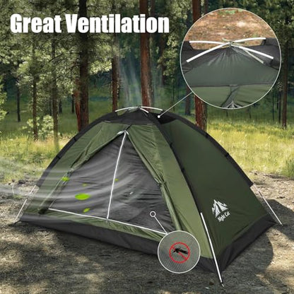 Lightweight Waterproof Backpacking Tent for 1–2 People
