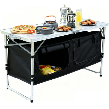 Lightweight Aluminum Folding Camping Table