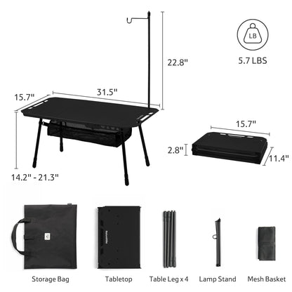 Tactical Portable Folding Camping Table