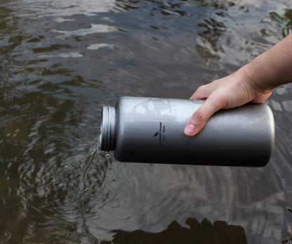 Titanium Bottle & Nesting Cup Camping Cookware Set