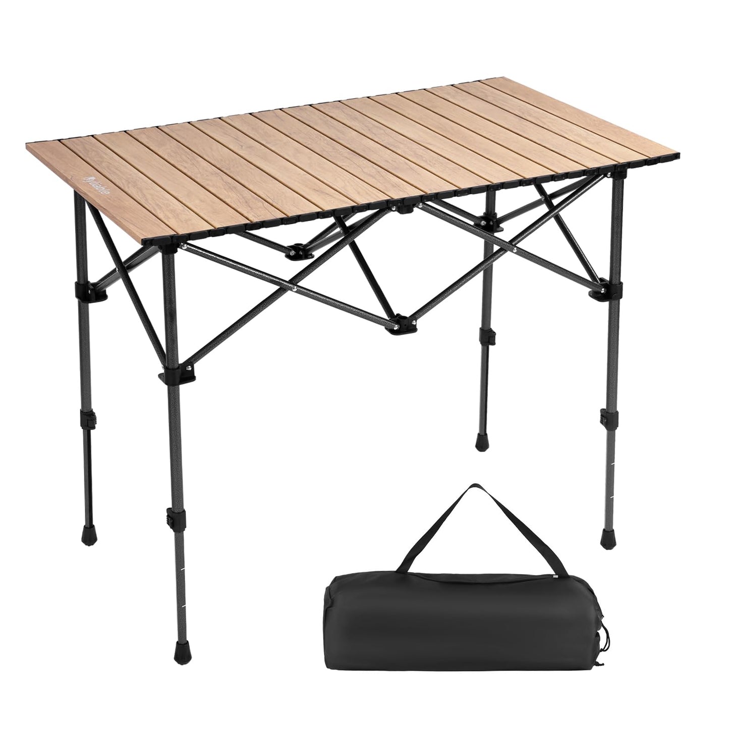 Adjustable Aluminum Folding Camping Table