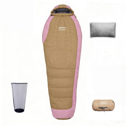 Ultralight Down Sleeping Bag with Pillow for Camping