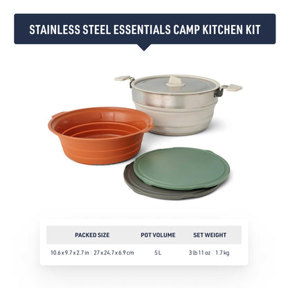 Essential Camping Kitchen Cookware Set