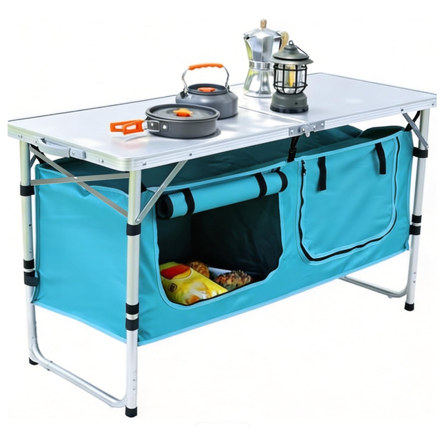 Lightweight Aluminum Folding Camping Table