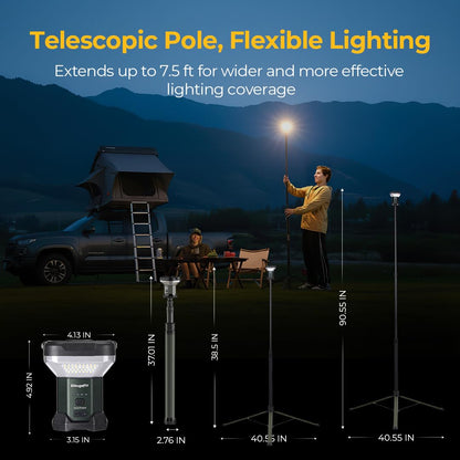 3200 Lumen Telescoping Camping Lantern