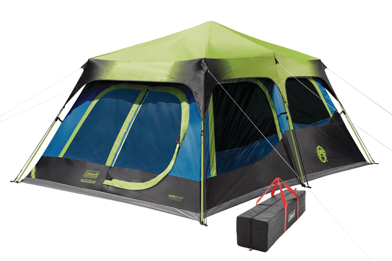 Coleman Sundome Camping Tent with Rainfly, 2/3/4/6 Person Tent Sets Up in 10 Mins, Weatherproof Shelter for Camping, Festivals, Backyard, Sleepovers, & More