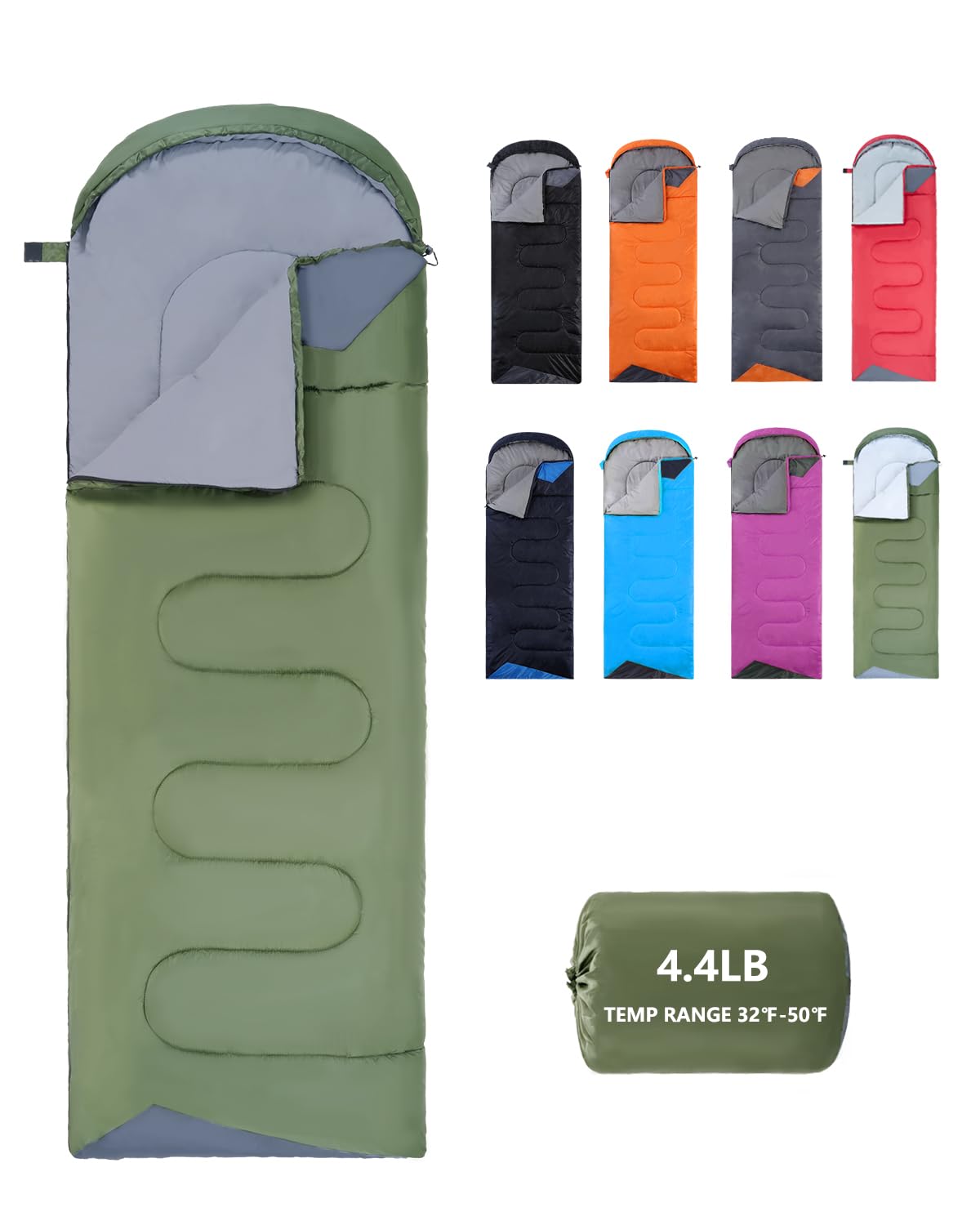 Lightweight Waterproof Sleeping Bag for Cold Weather