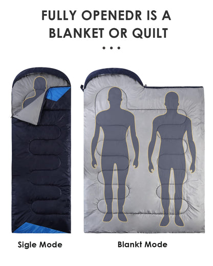 Lightweight Waterproof Sleeping Bag for Cold Weather