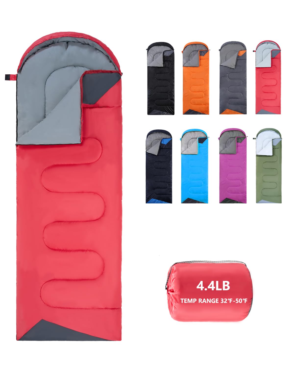 Lightweight Waterproof Sleeping Bag for Cold Weather