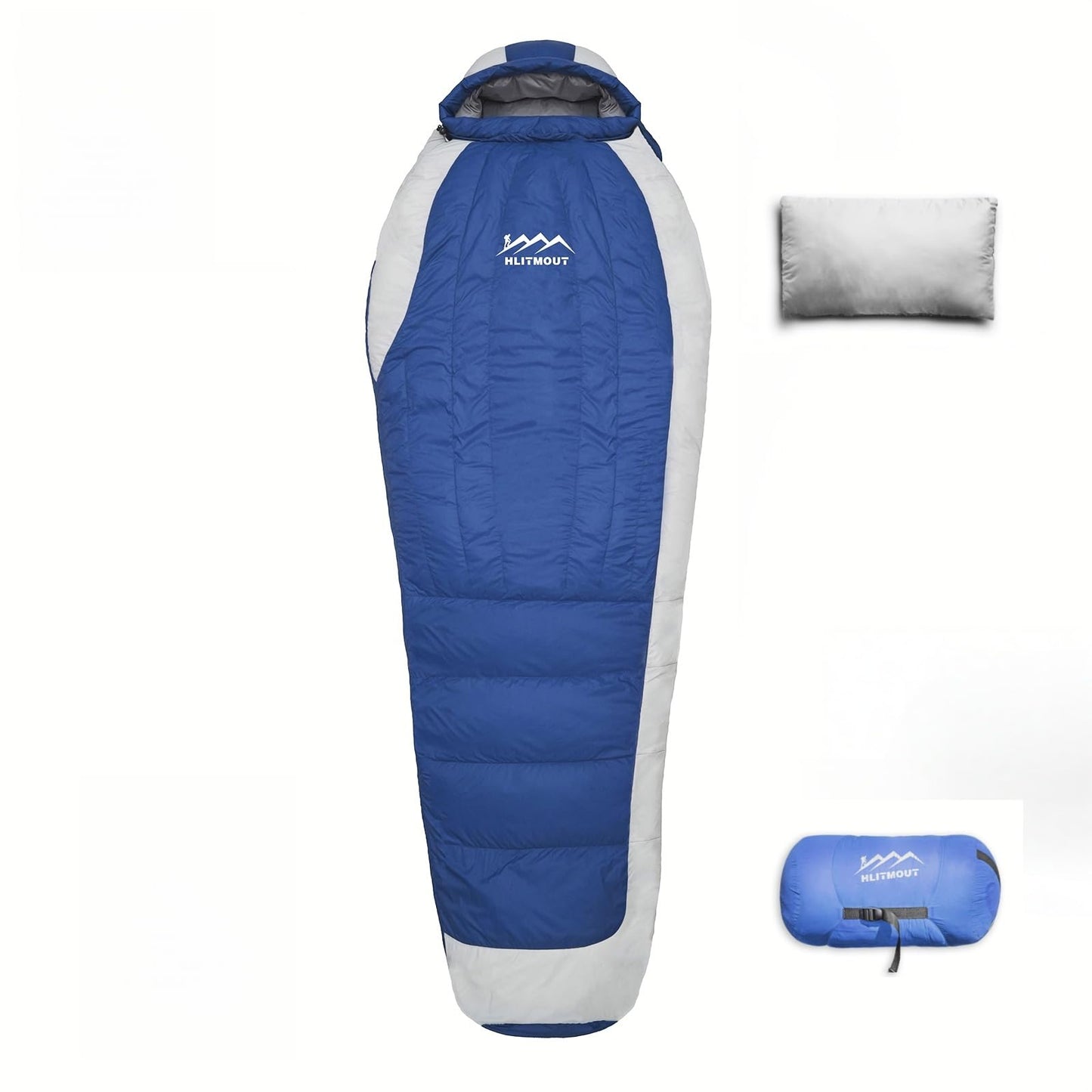 Ultralight Down Sleeping Bag with Pillow for Camping