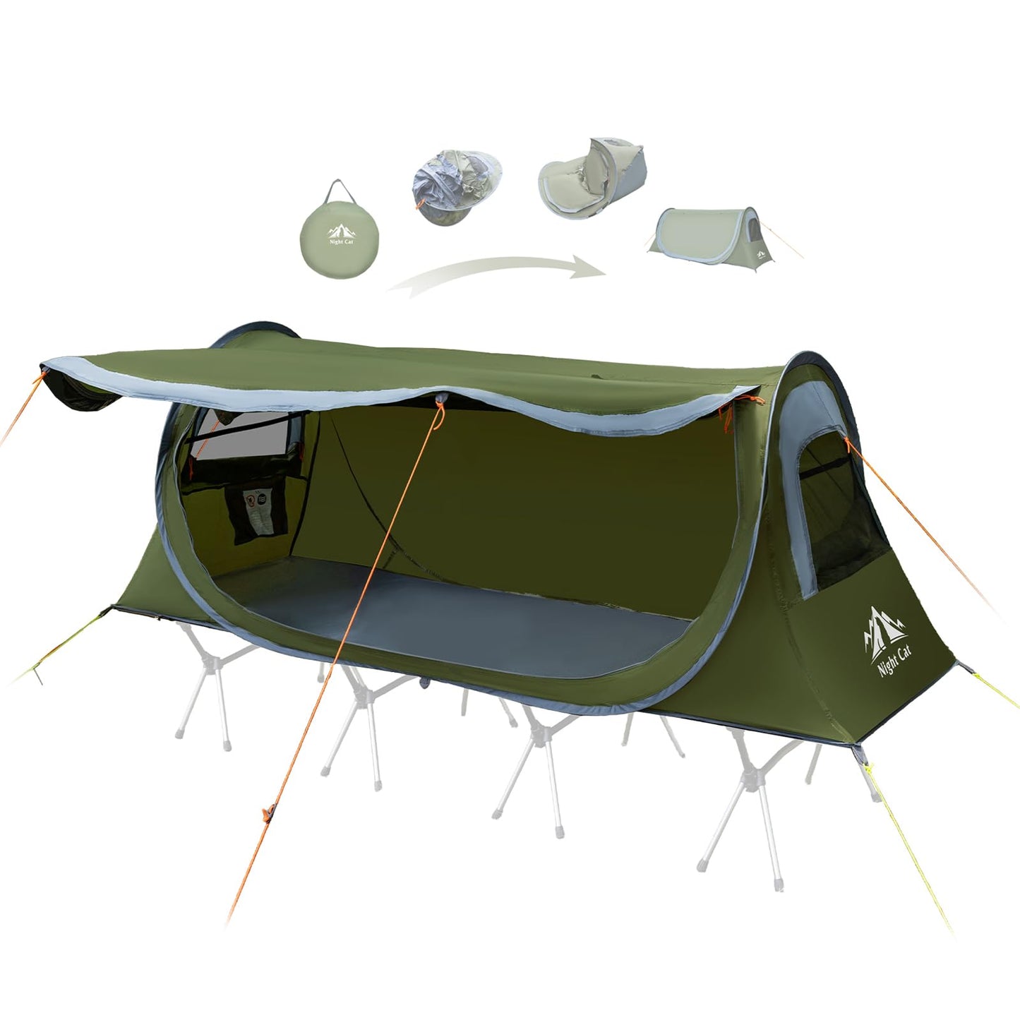 Waterproof Pop-Up Camping Tent for One Person