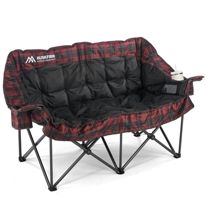 Heavy-Duty Double Camping Chair for Two Adults