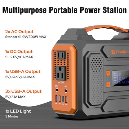 Portable Solar Power Station for Camping & RV Travel