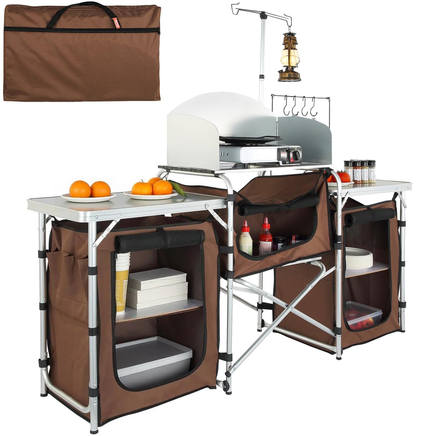 Portable Folding Camping Kitchen Table