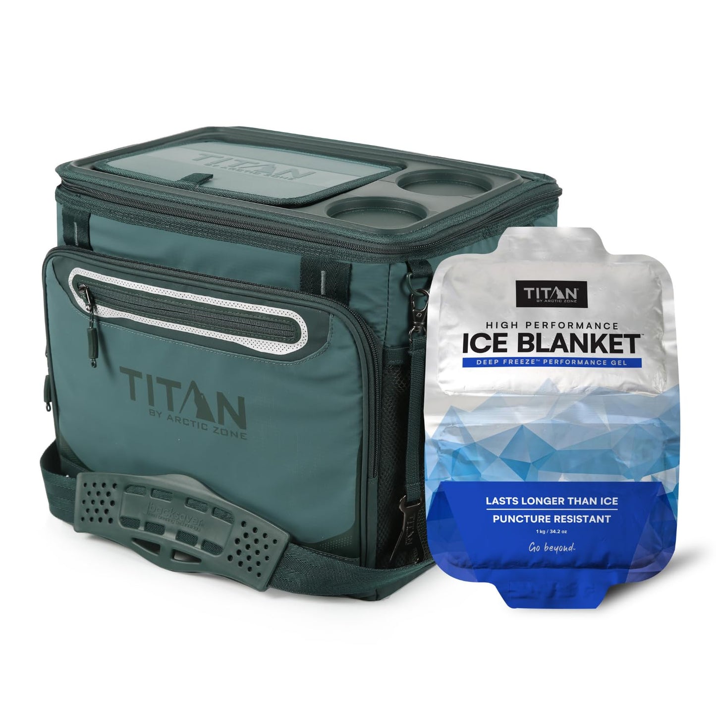 Collapsible Insulated Cooler Bag with Ice Pack
