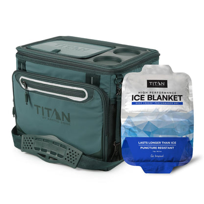 Collapsible Insulated Cooler Bag with Ice Pack