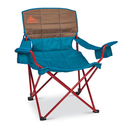 Deluxe Reclining Padded Folding Camping Chair