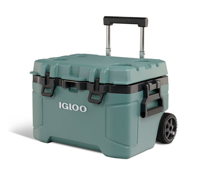 Insulated Hard Shell Rolling Cooler for Outdoor Use