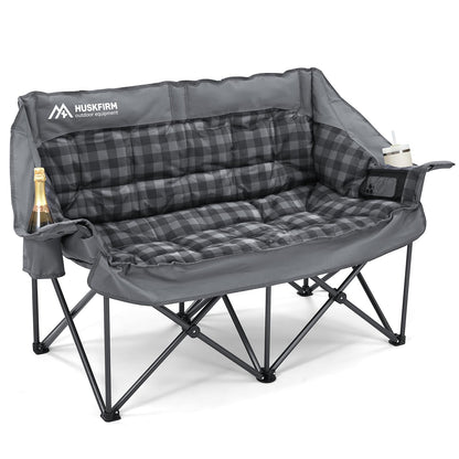 Heavy-Duty Double Camping Chair for Two Adults
