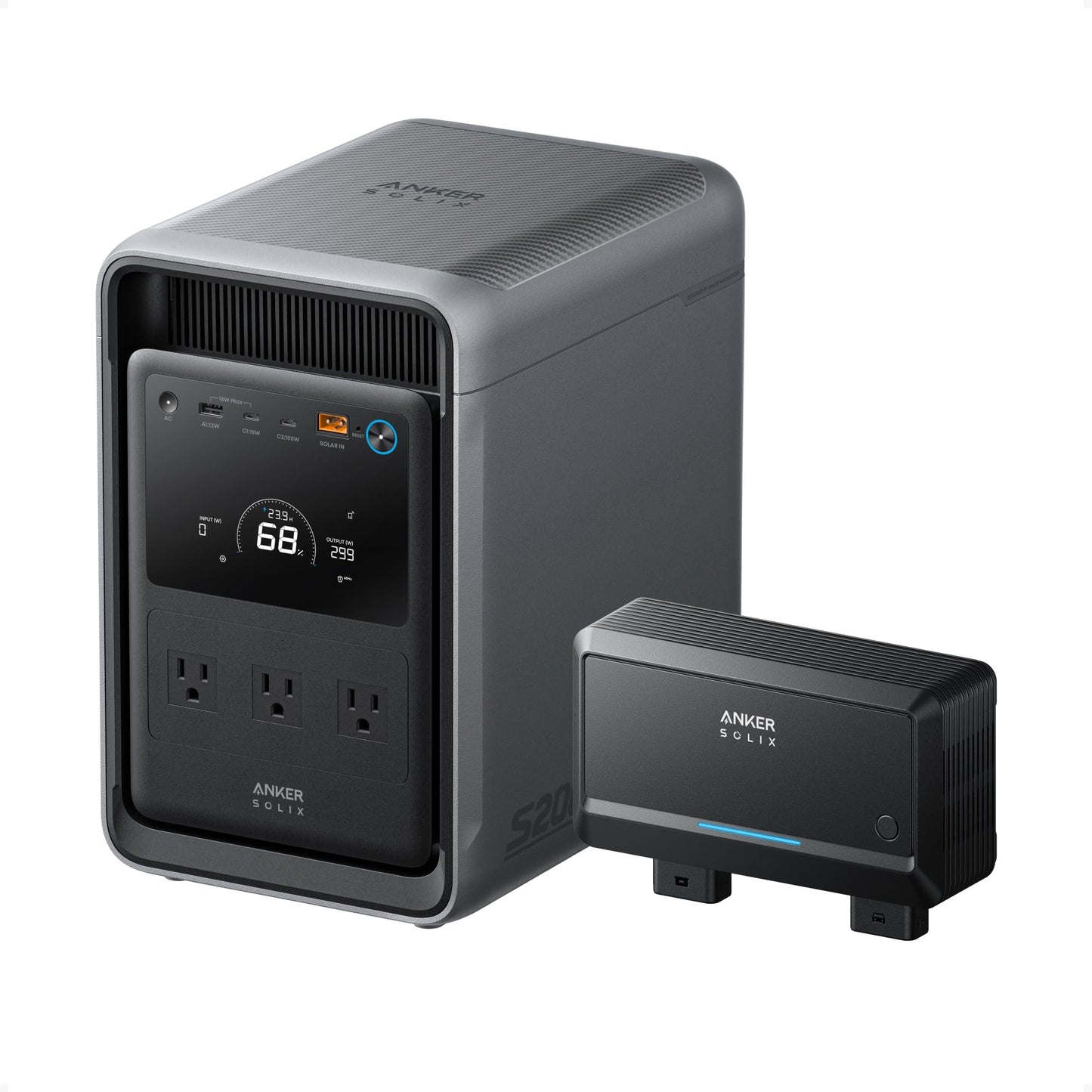 2000Wh Portable Power Station with LFP Battery