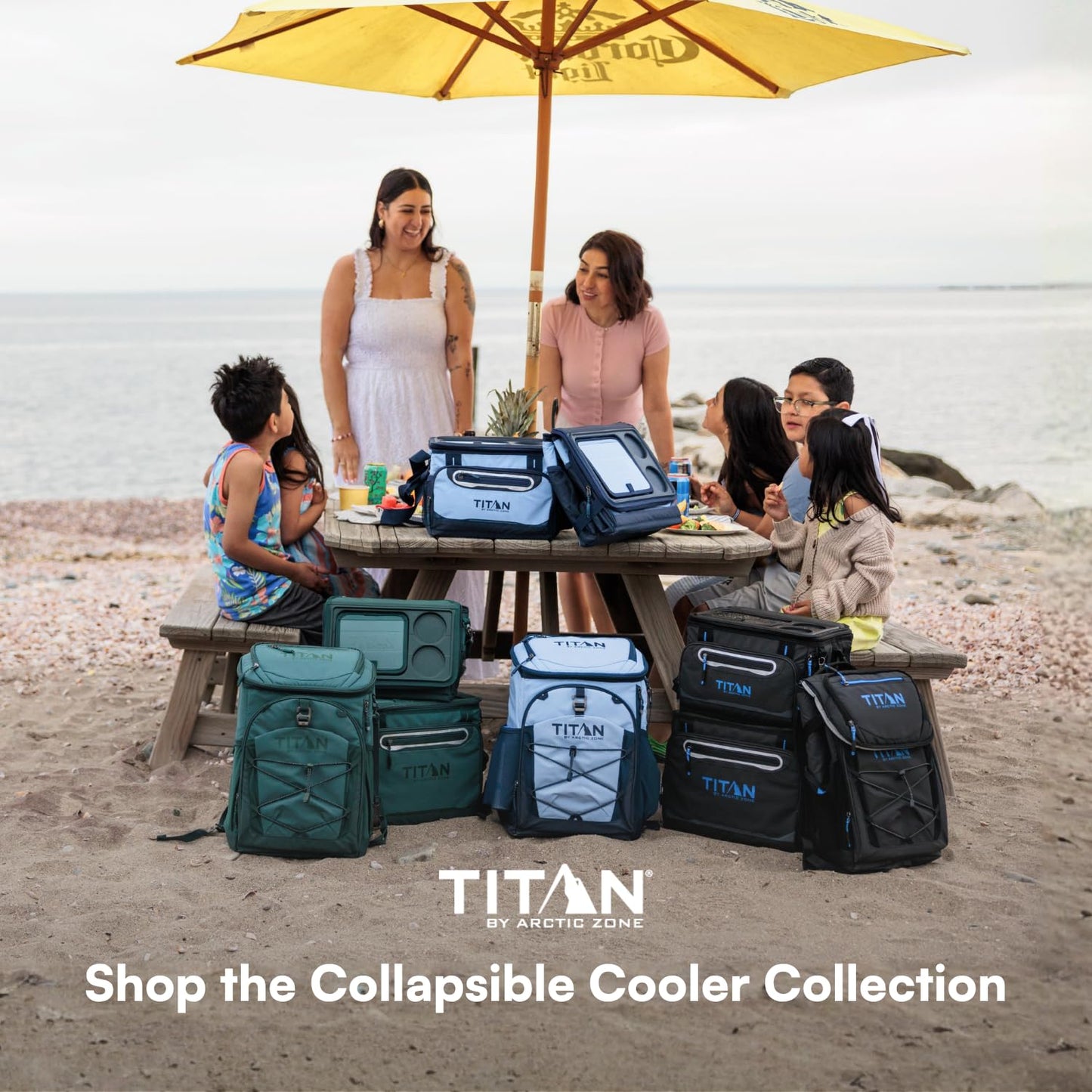Collapsible Insulated Cooler Bag with Ice Pack