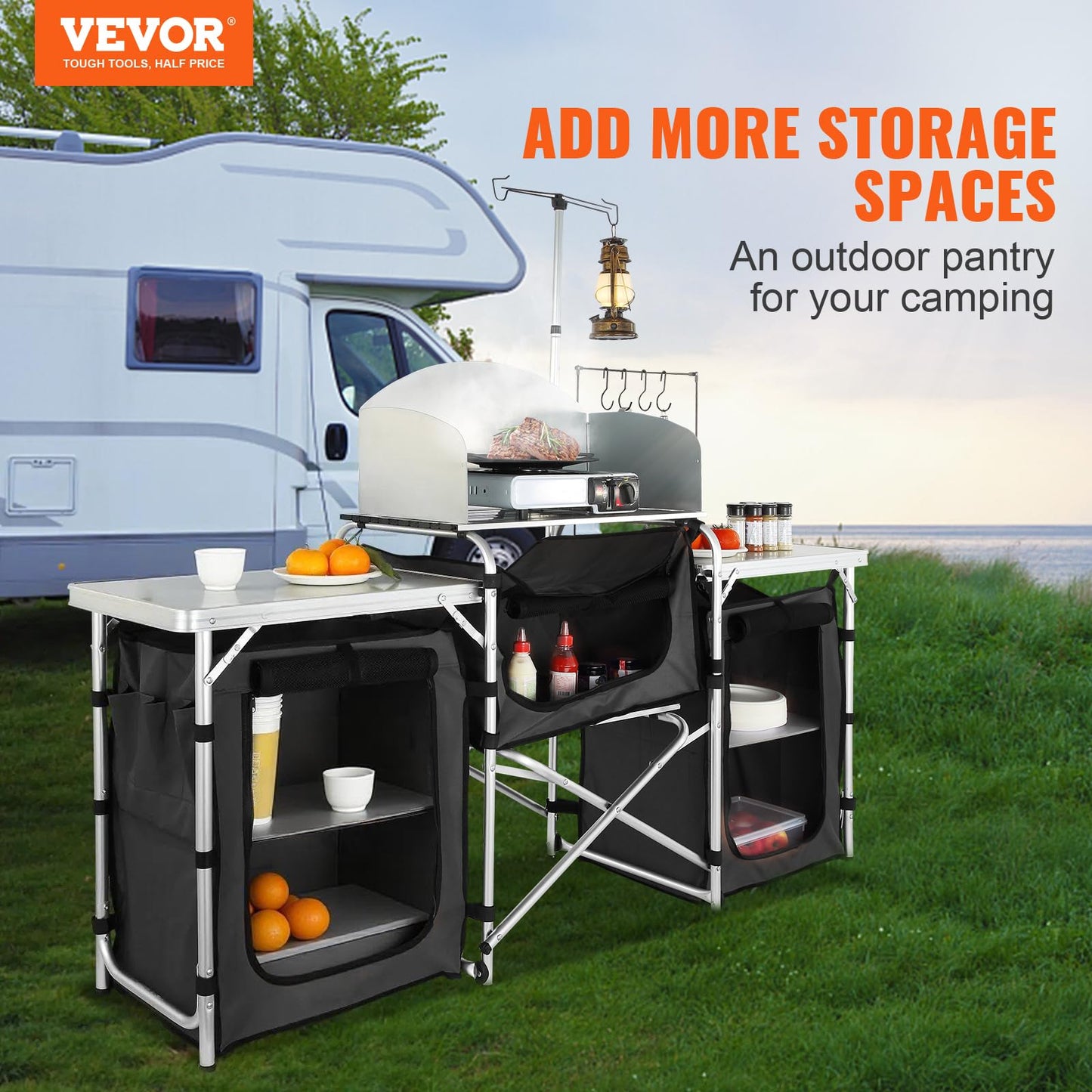 Portable Folding Camping Kitchen Table
