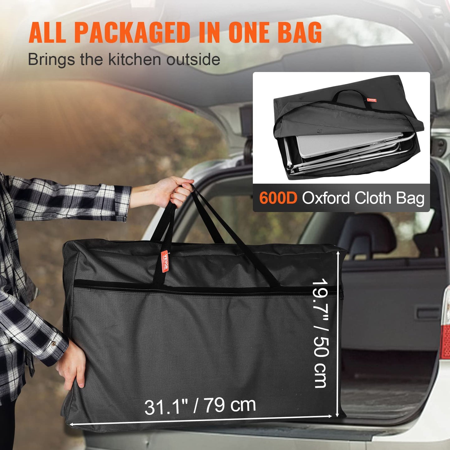 Portable Folding Camping Kitchen Table