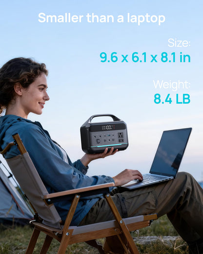 Portable Power Station & Power Bank for Outdoor Use