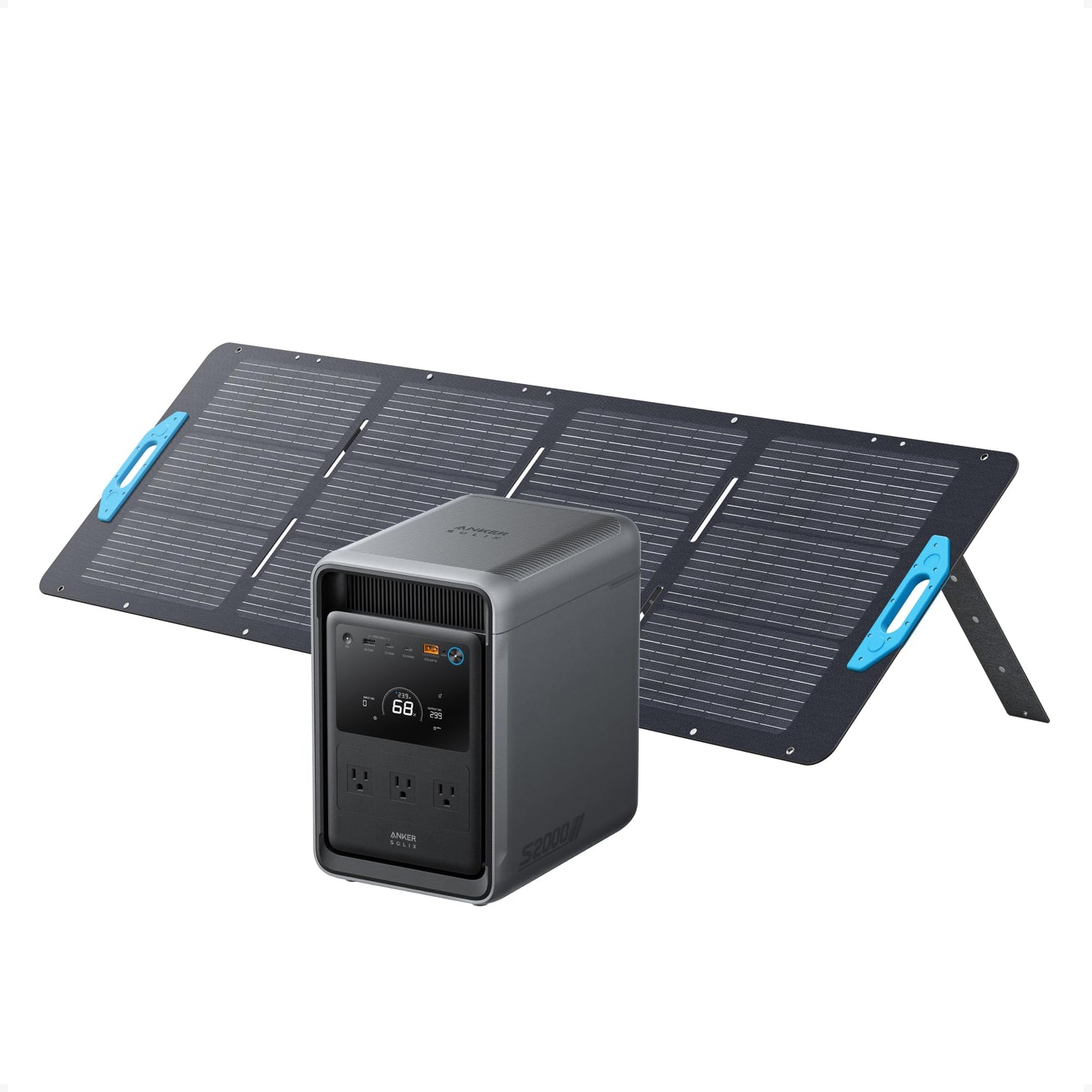 2000Wh Portable Power Station with LFP Battery