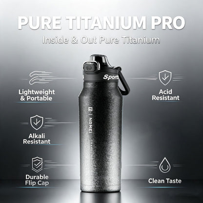 Pure Titanium Insulated Water Bottle 32oz / 1000ml