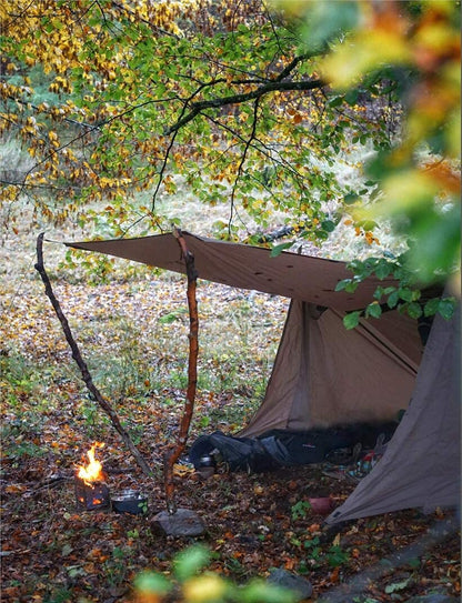 Ultralight Bushcraft Shelter Tent with Front Porch