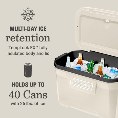 Insulated Leak-Resistant Portable Hard Cooler
