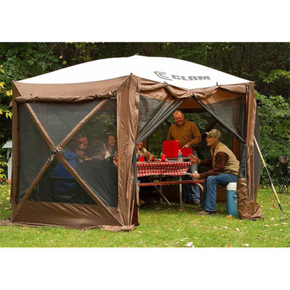 12.5 ft Pop-Up Screen Tent & Outdoor Gazebo
