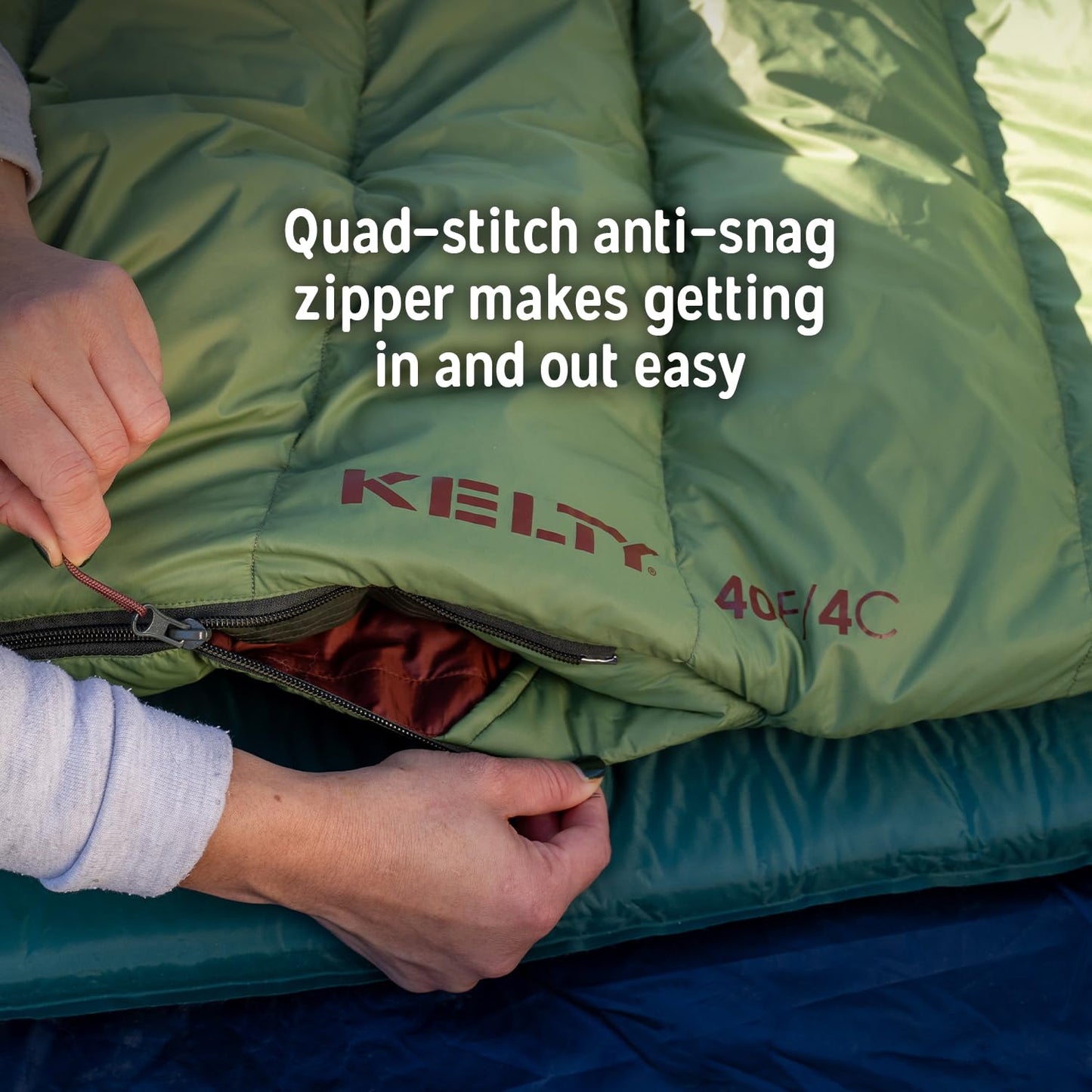 550 Fill Power Down Mummy Sleeping Bag for Backpacking