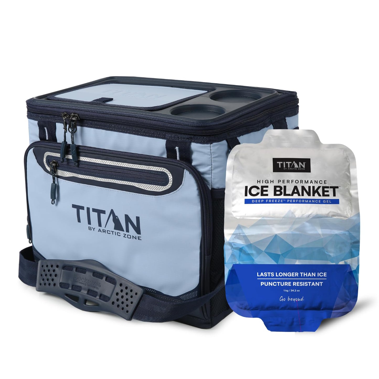 Collapsible Insulated Cooler Bag with Ice Pack