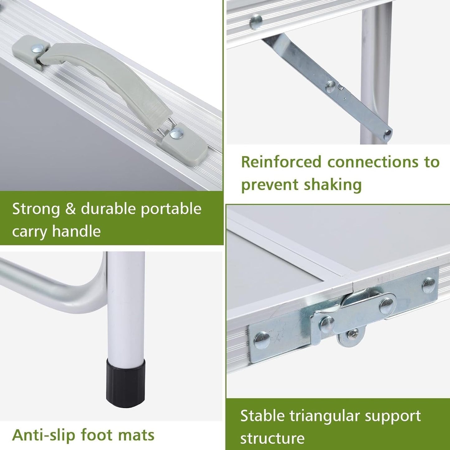 Lightweight Aluminum Folding Camping Table